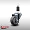 Service Caster 3'' SS Thermoplastic Rubber Wheel Swivel 1-3/8'' Expanding Stem Caster SCC-SSEX20S314-TPRB-138 - alternate 4